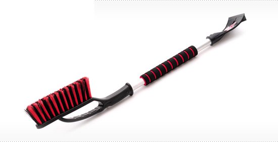 Stevige ijskrabber met soft-touch handvat en sneeuwschuiver 75 cm