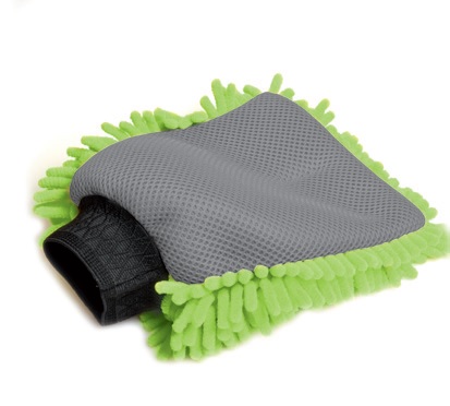 Autowas handschoen 2 in 1 (microvezel en mesh)