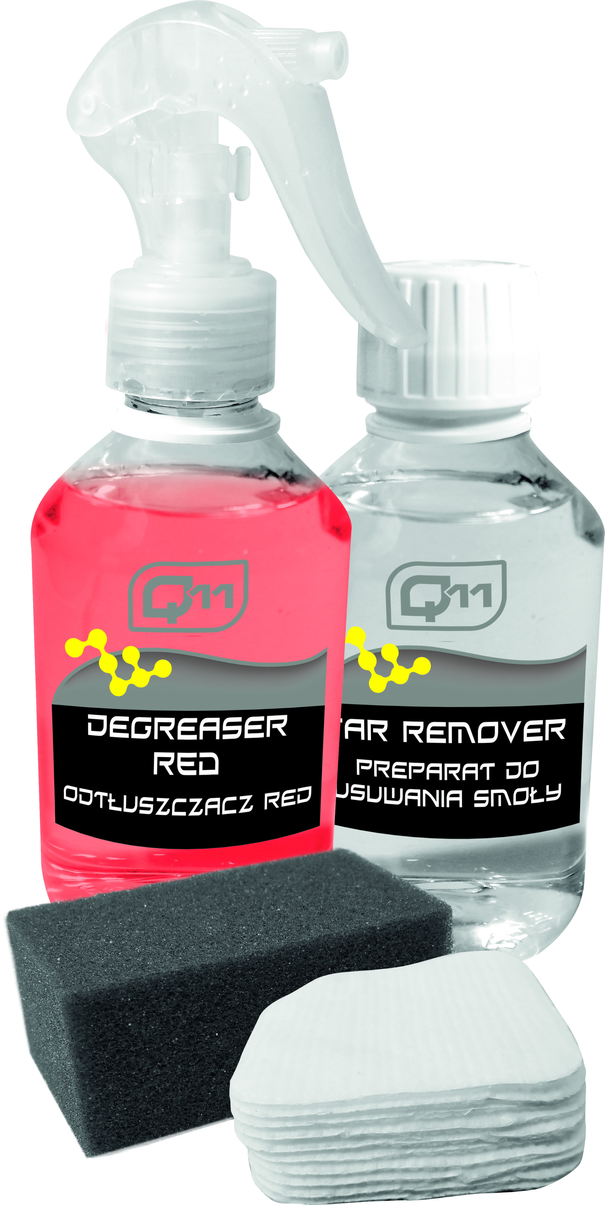 Teer verwijder set (4 in 1) - verwijdert teer van uw auto, motor of camper