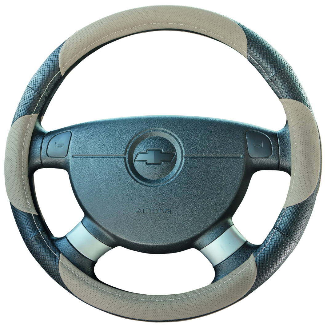 Stuurwielhoes Sport Beige / Zwart